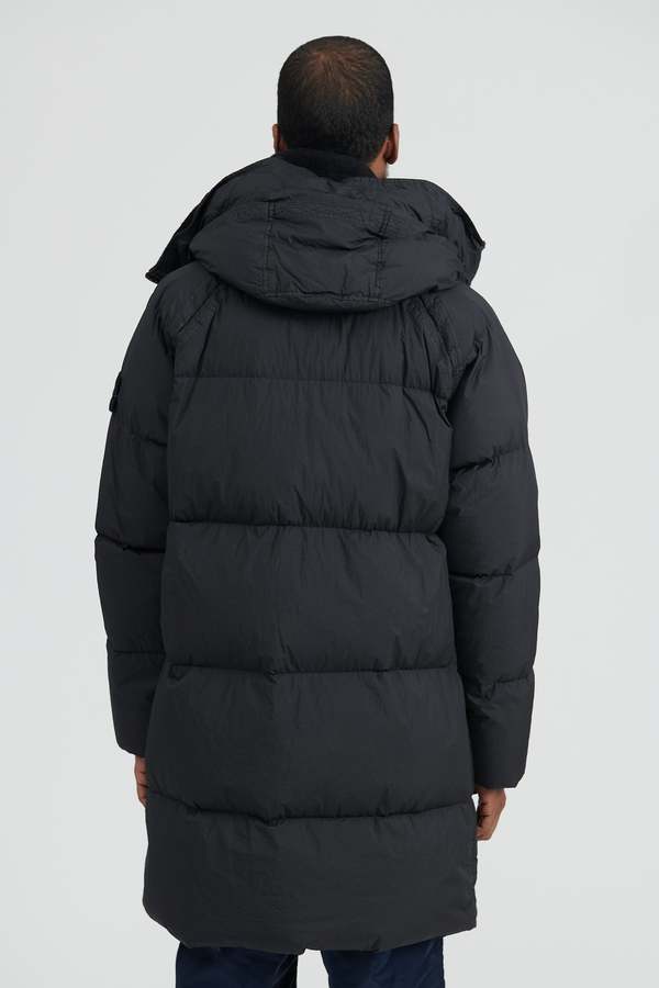 Stone Island Garment Dyed Crinkle Reps R NY Down Parka - Black