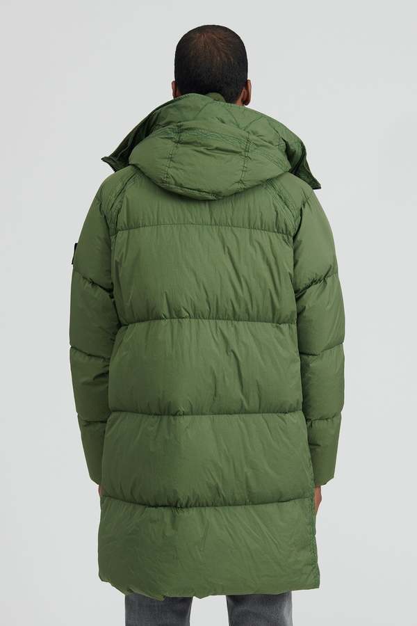 Stone Island Garment Dyed Crinkle Reps R NY Down Parka - Olive