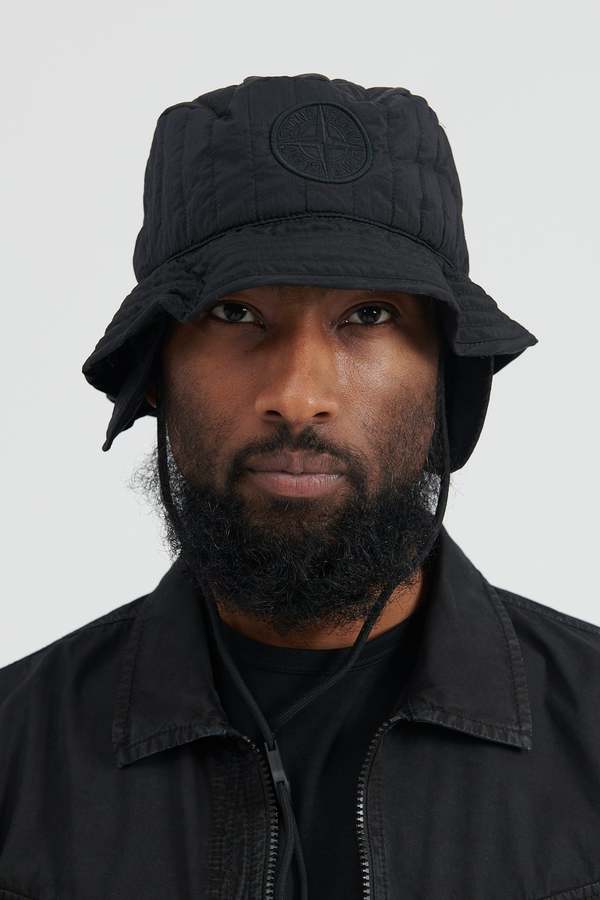 帽子 Stone  Nylon l Bucket Hat L New Authentic Stone Island Nylon Royal Blue Bucket Hat Size L Made