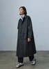 Cordera Front Pocket Trench - Black - Thumbnail 1