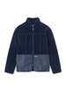 forét Mountain Fleece Jacket - Navy - Thumbnail 1