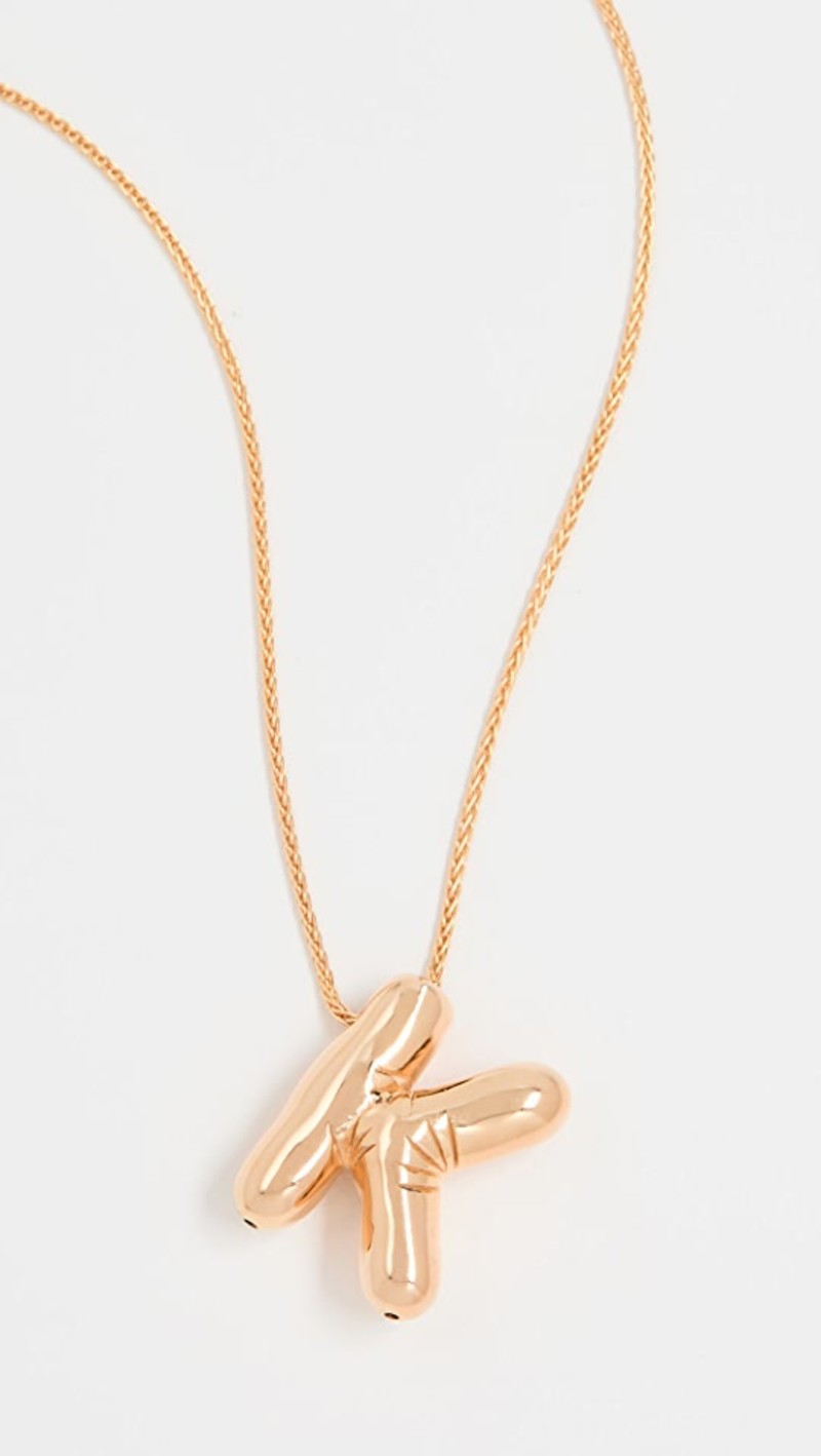 Maison Irem Balloon Initial Necklace - 18K VERMEIL