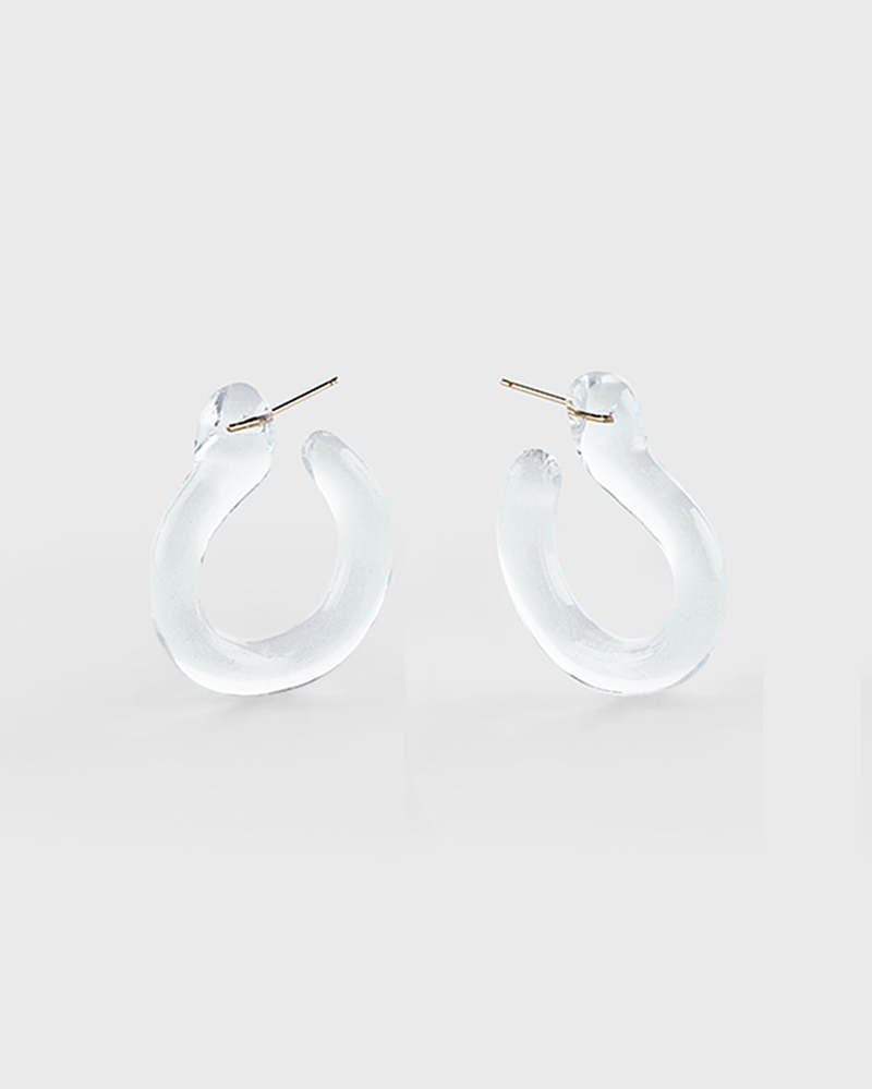 Annika Inez GLASSY HOOPS Pierce アニカイネズ Annika Inez Glassy Hoops | Garmentory