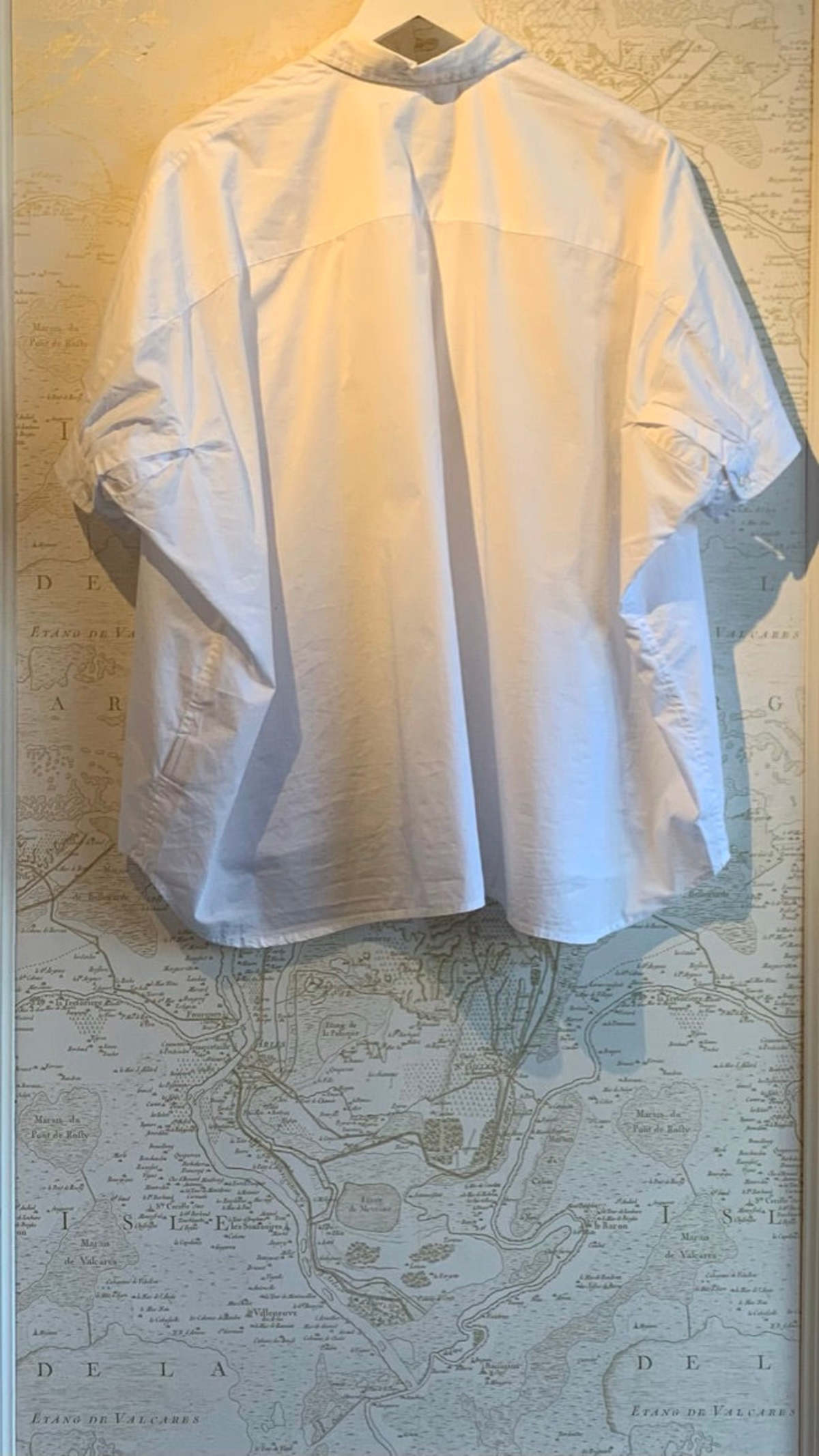 R13 Oversized Boxy ButtonUp Shirt White Garmentory