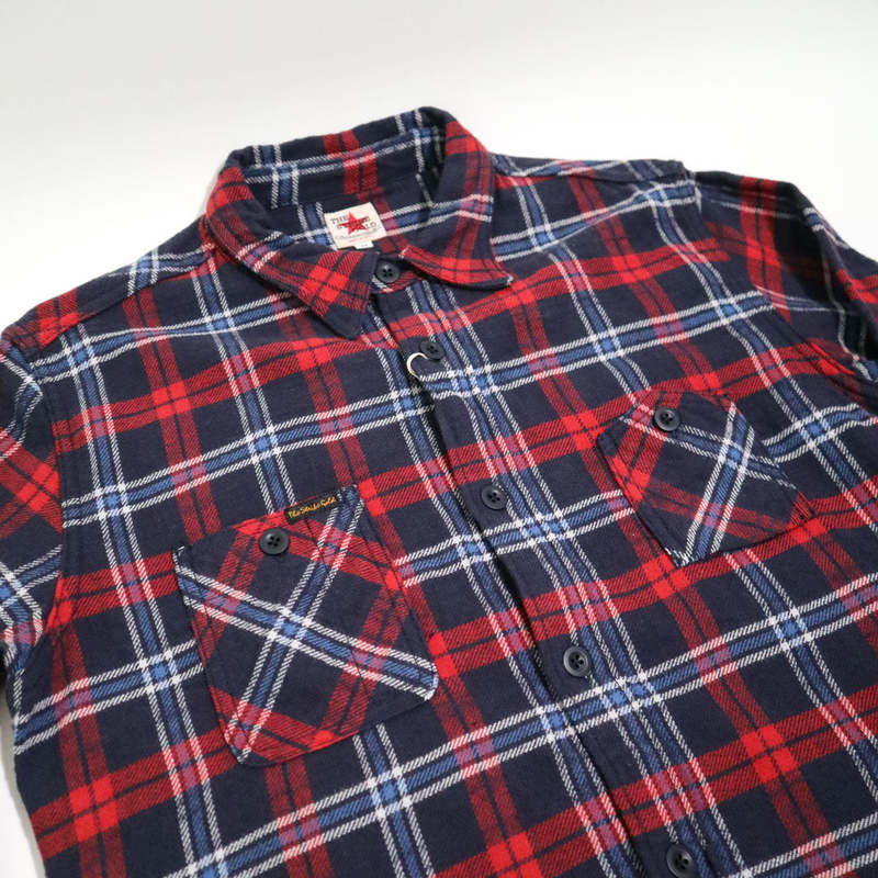 トップス GOLD NEL CHECK BIG WORK SHIRT GL28300 M GOLD（ゴールド）の「GOLD / ゴールド：NEL CHECK BIG WORK