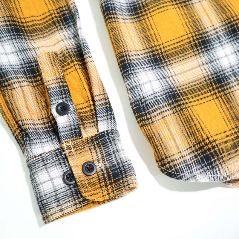 トップス GOLD NEL CHECK BIG WORK SHIRT GL28300 M GOLD NEL CHECK BIG WORK SHIRT GL28300 M - メルカリ