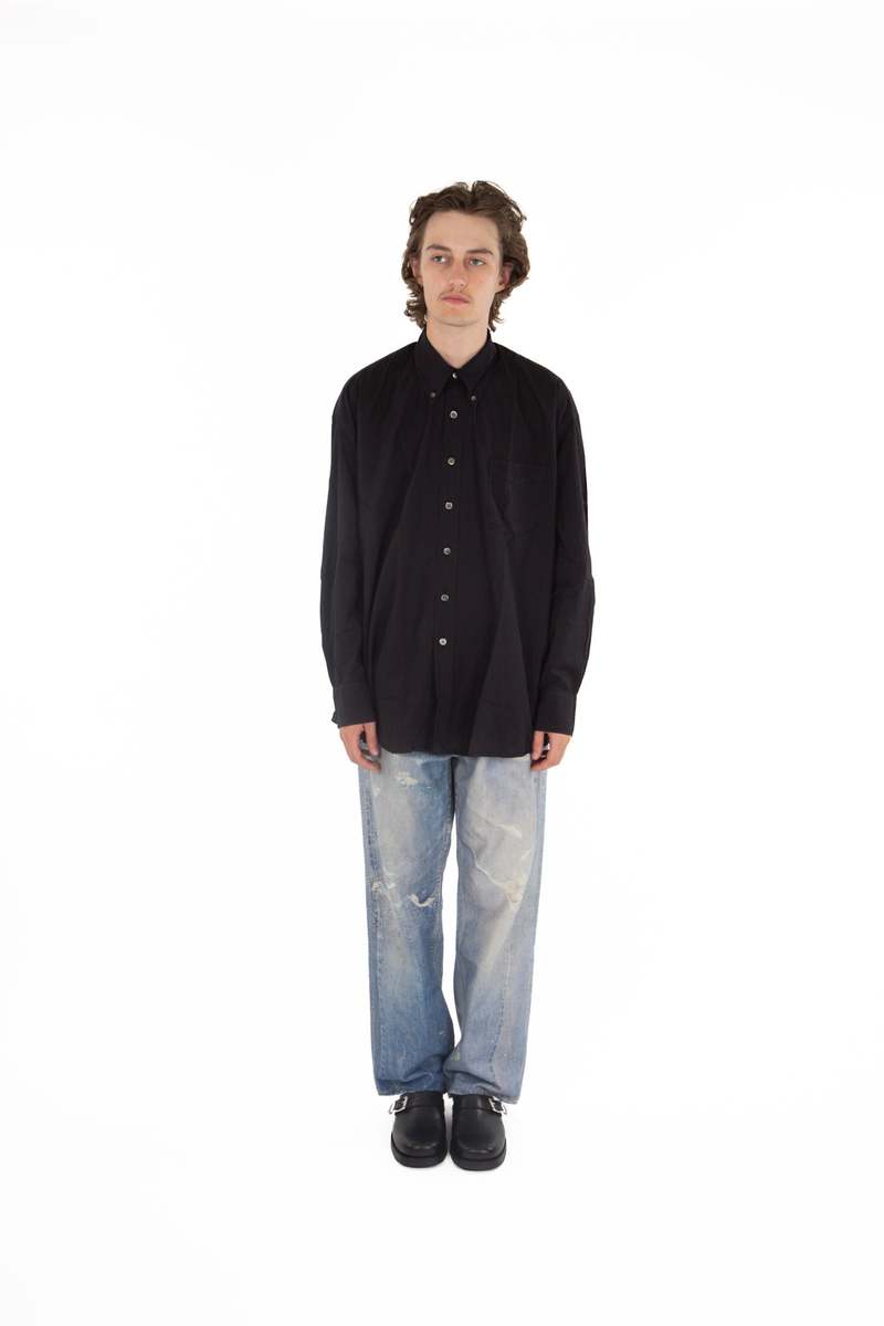 Our Legacy Borrowed BD Shirt - Black Voile | Garmentory