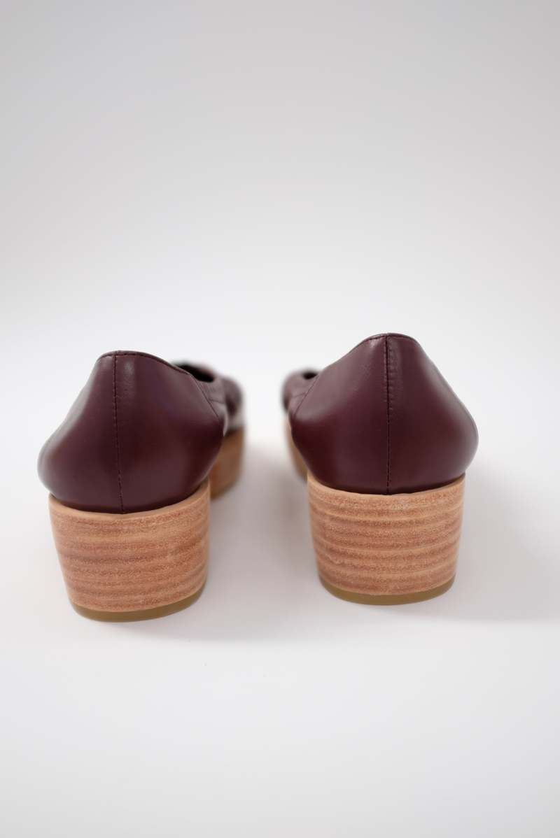 Beklina Aya Leather Platform - Umber Beklina Aya Leather Platform - Umber