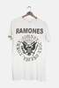 MadeWorn Ramones Crystals Tee - Vintage White - Thumbnail 1
