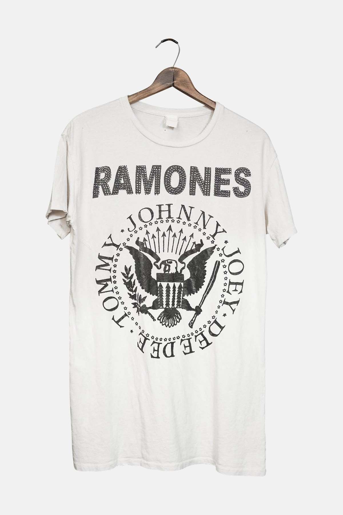MadeWorn Ramones Crystals Tee - Vintage White - Image 1 of 1