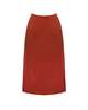 Leigh NY Toni Zipper Slit Skirt - Chili - Thumbnail 4