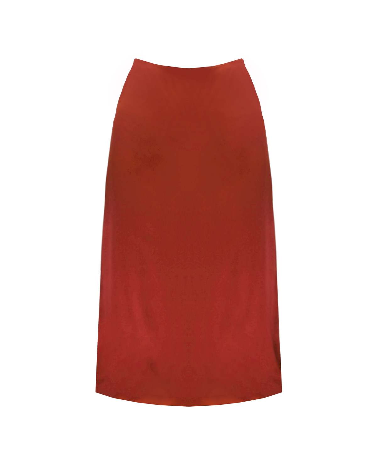 Leigh NY Toni Zipper Slit Skirt - Chili - Image 4 of 4