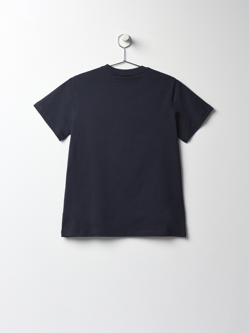 GANNI｜ (Black Basic Jersey Teddy Relaxed T-shirt （T4287 Phantom Black Basic Jersey Teddy Relaxed T-shirt | GANNI US