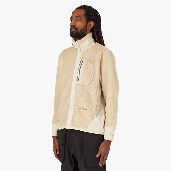 and wander High Loft Fleece Jacket - Off White | Garmentory