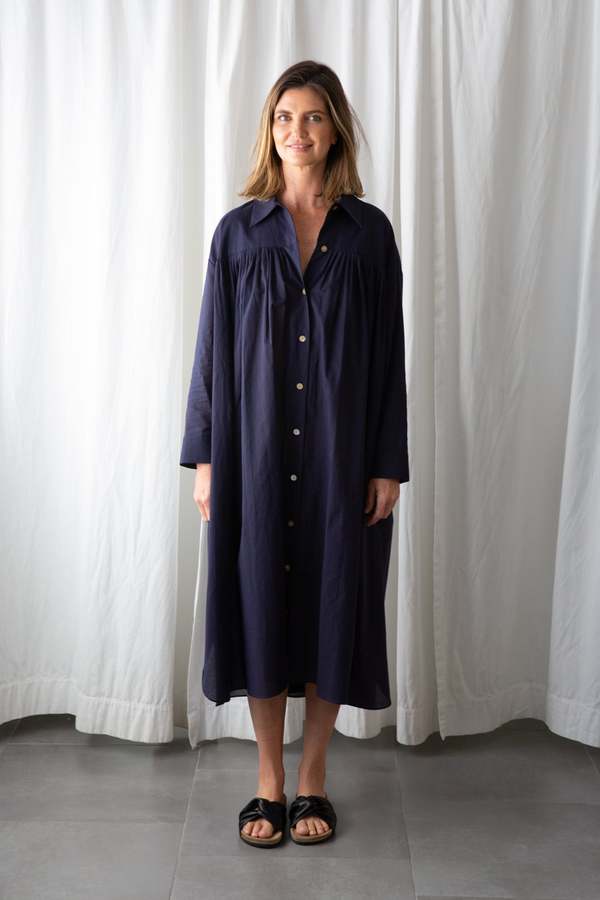 demylee Edimeia Dress - Navy