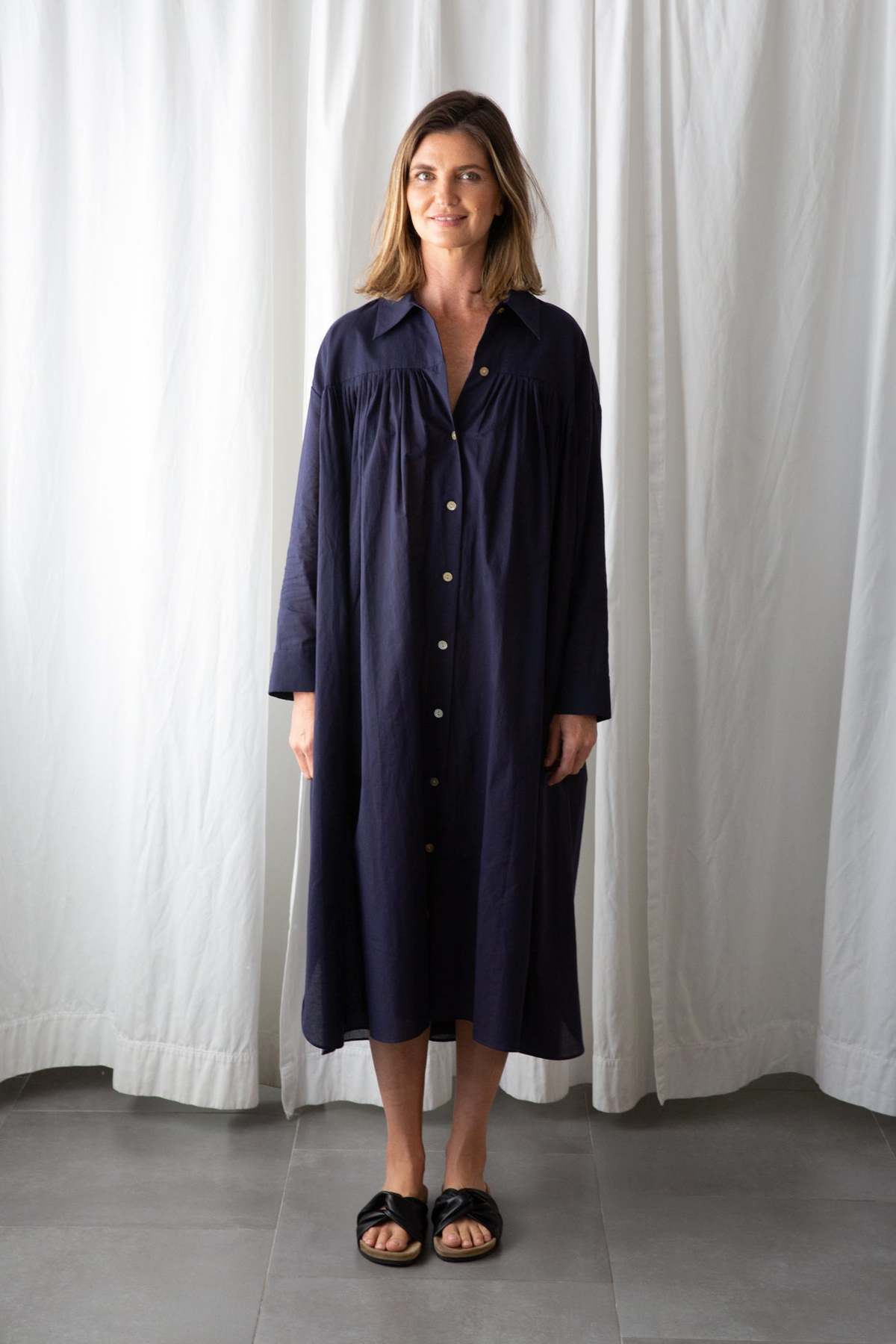 demylee Edimeia Dress - Navy - Image 1 of 7