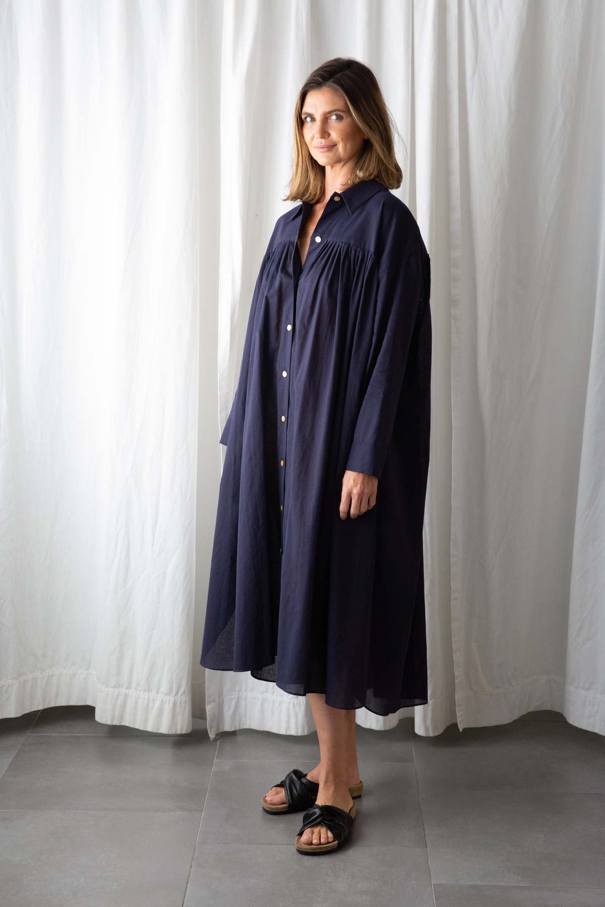 demylee Edimeia Dress - Navy - Image 3 of 7