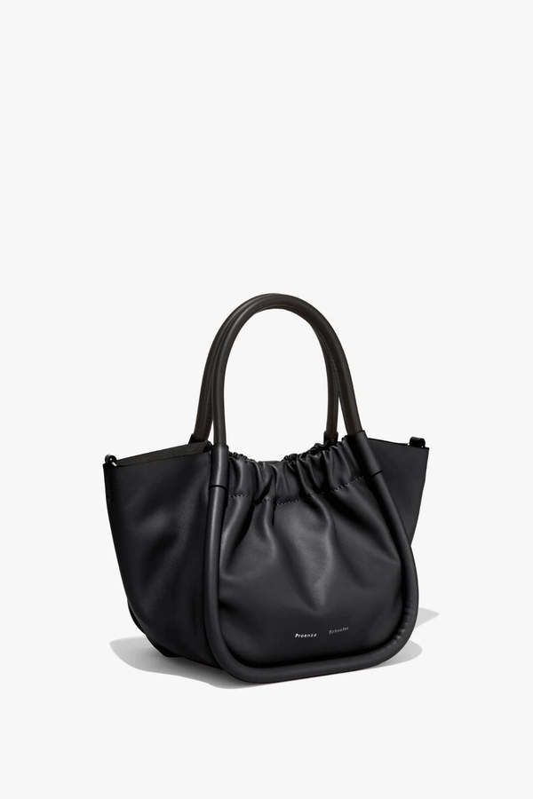 Proenza Schouler Small Ruched Tote  Black