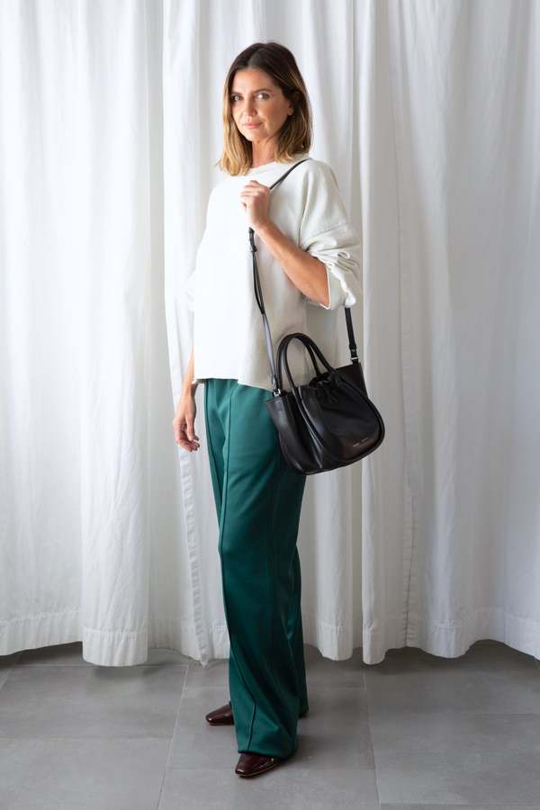 Proenza Schouler Small Ruched Tote  Black