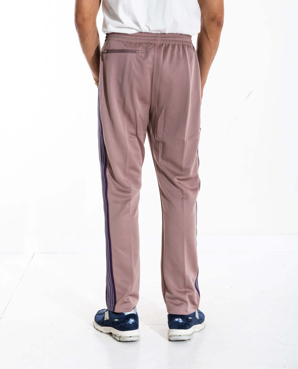 Needles Poly Smooth Narrow Track Pant - Taupe | Garmentory