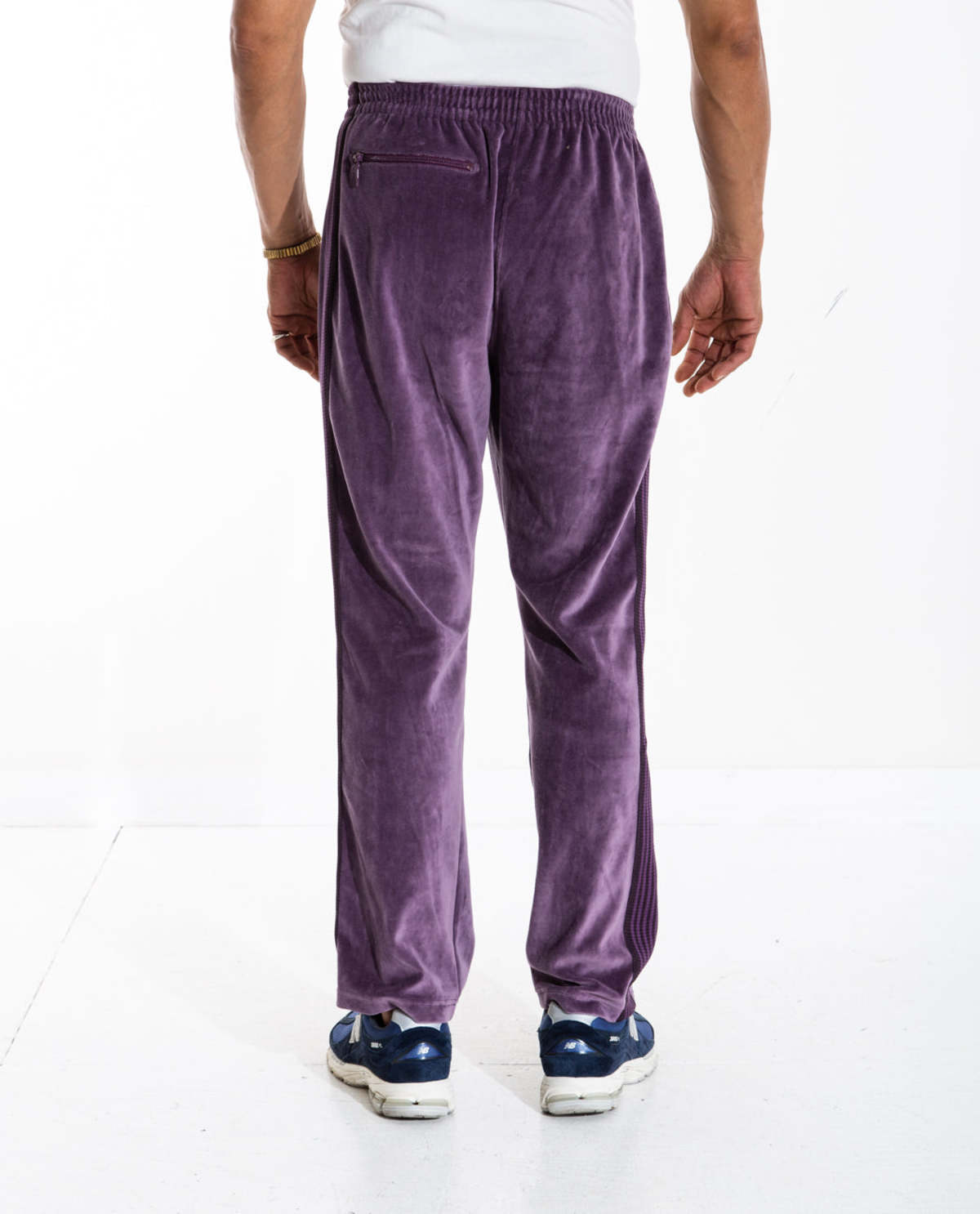 Needles Velour Narrow Track Pant - Purple | Garmentory