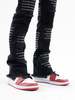 Richgainer Embroidery Denim Jeans - Black - Thumbnail 6