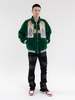 Richgainer Embroidery Patchwork Velvet Jacket - Green - Thumbnail 5
