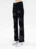 RICHGAINER EMBROIDERY DENIM JEANS - BLACK - Thumbnail 4