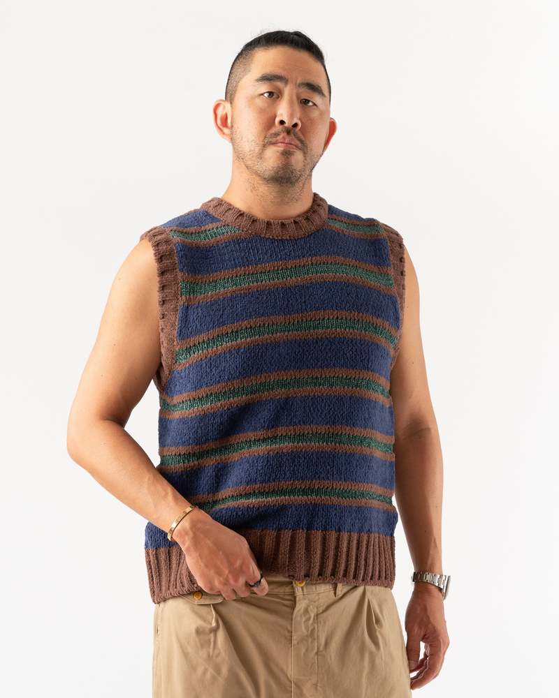 Amomento Velvety Striped Vest - Mix | Garmentory