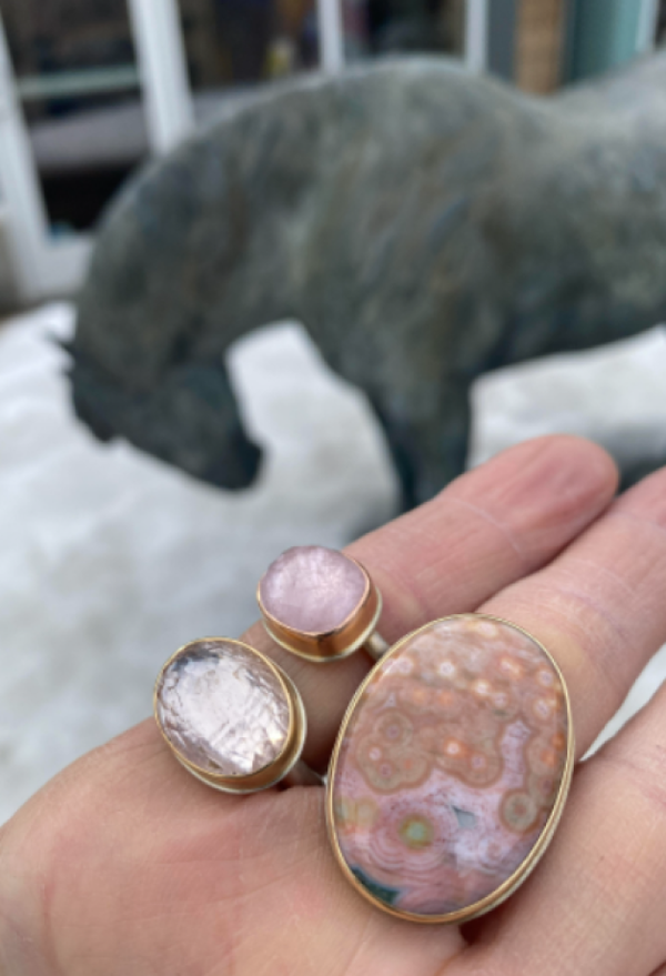 Jamie Joseph Oval Ocean Jasper Ring | Garmentory