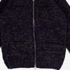 FAIZ T.S. Field Wool Knit Cowichan Sweater - Navy Speckled - Thumbnail 3