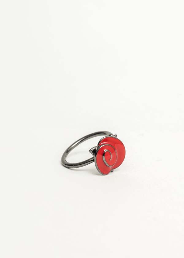 DEPARTMENT And Red Rose Ring - Black | Garmentory