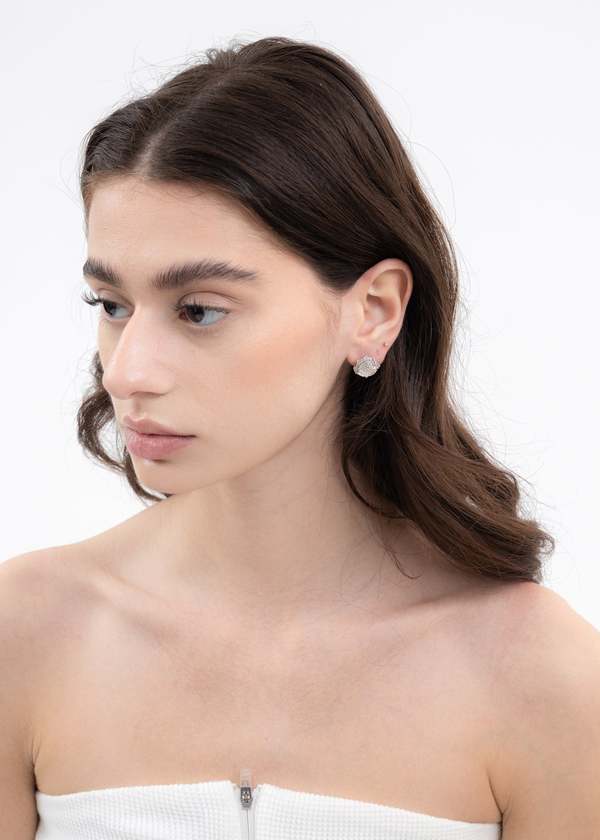 DEPARTMENT Silver Ice Earring - Silver