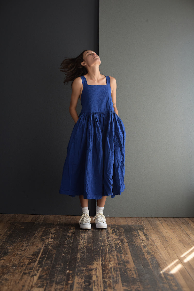 Tabi-Plisse-Dress---Klein-Blue