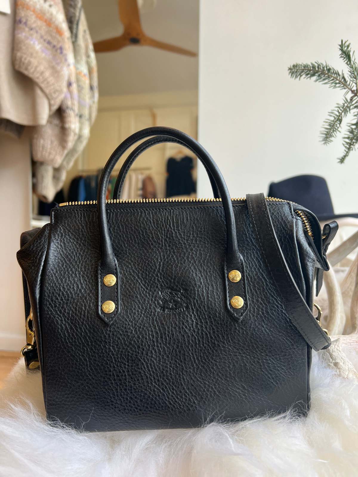 Il Bisonte Small Shoulder/Hand Bag - Image 4 of 9