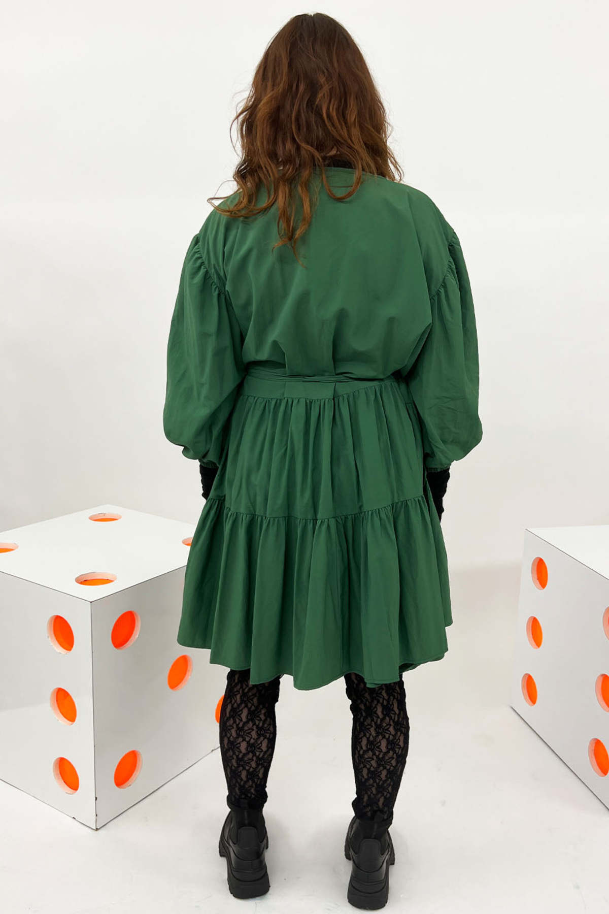 green terry dress Green Terry Dress main image 0