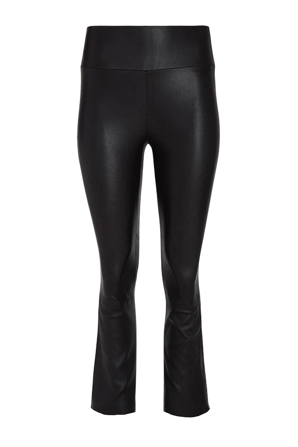 SPRWMN Crop Flare Legging Black Garmentory