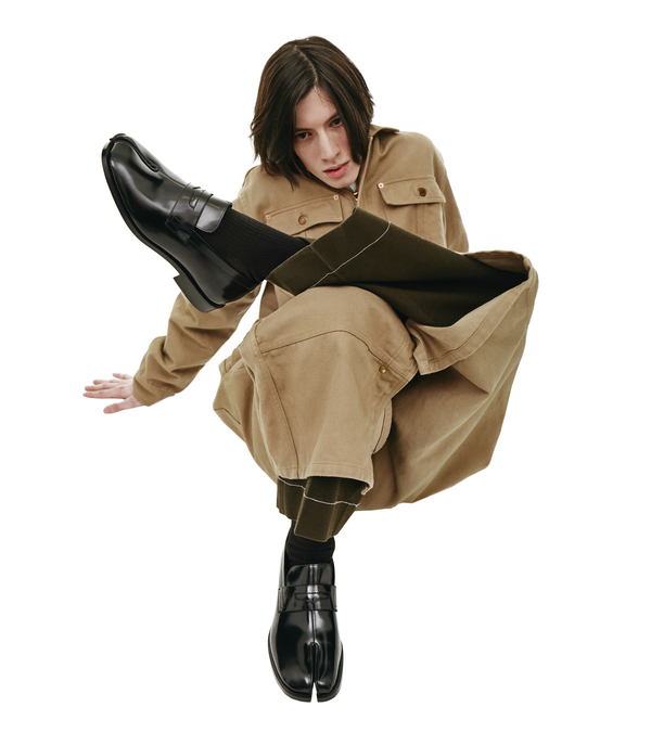 ジャケット・アウター doublet 21SS SILK CHINO JUMPSUITS COAT SILK CHINO CUT-OFF JACKET (21SS10JK39) | doublet