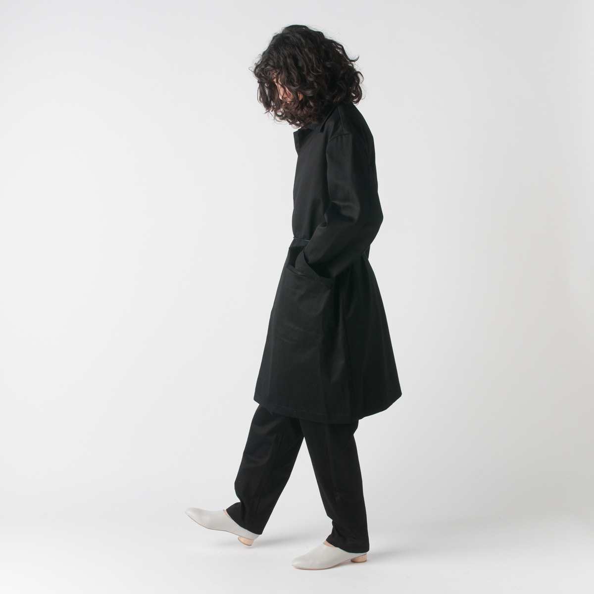 USA製 MONITALY JUDE COAT VAMCLOTH SATEEN Monitaly Vancloth Sateen Jude Coat in Black | Garmentory