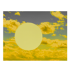 Alysia Macaulay Yellow Sky with Circle - Thumbnail 1