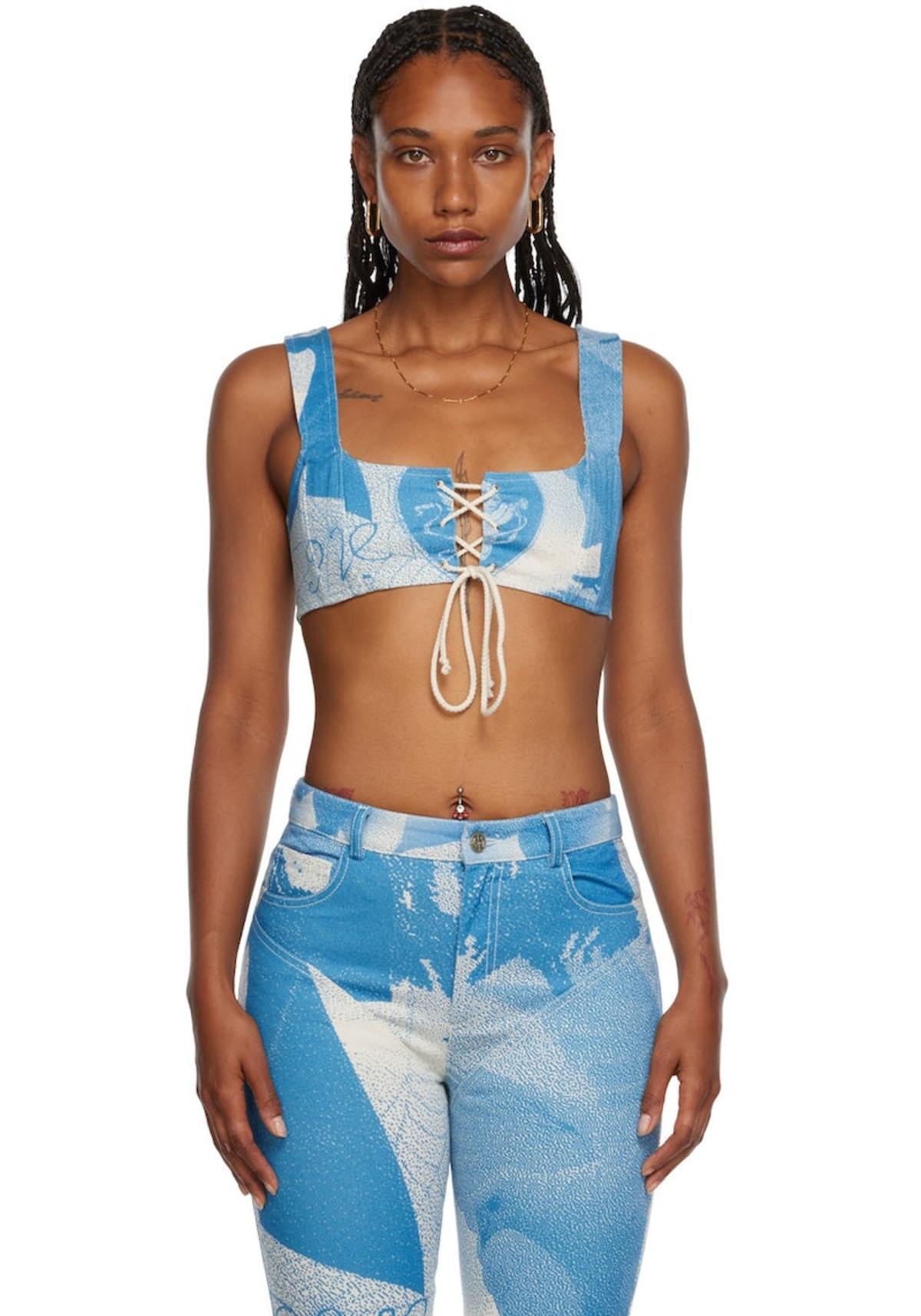 Paloma Wool Xela Tank Top - Medium Blue | Garmentory