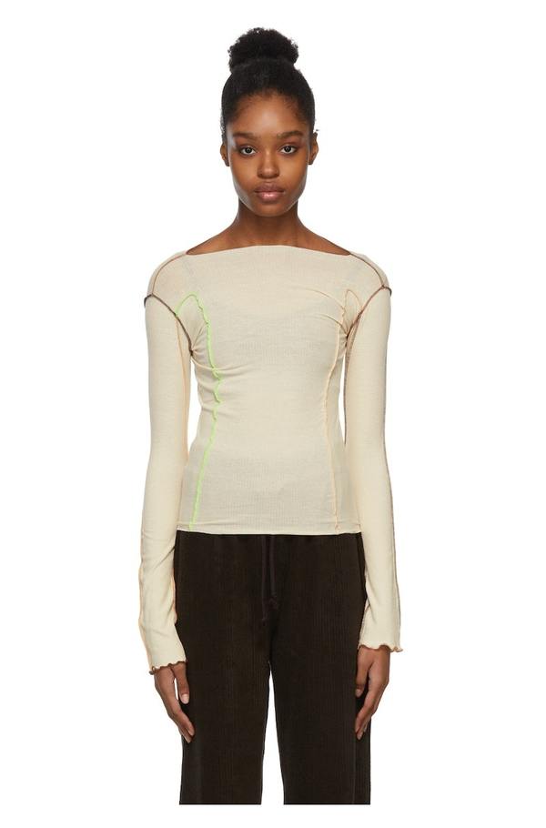 Baserange Omato Long Sleeve T新品キャメルLサイズ BASERANGE OMATO LONG SLEEVE TEE｜トゥモローランド 公式サイト