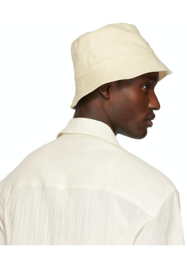 Nanushka Caran Bucket Hat - Creme | Garmentory display picture 3