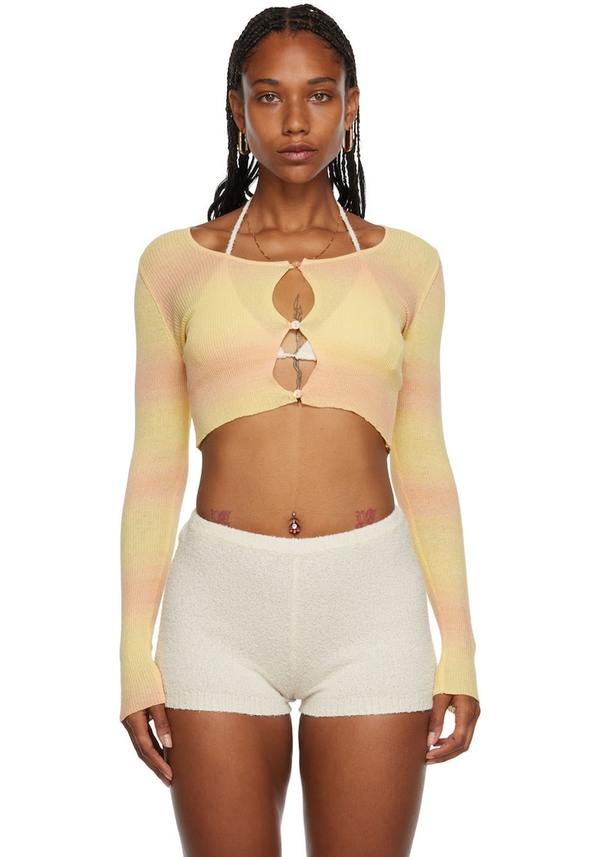 Paloma Wool Yellow Sauce Cardigan | Garmentory