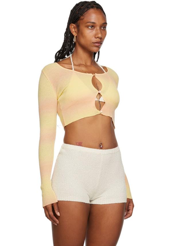 Paloma Wool Yellow Sauce Cardigan | Garmentory