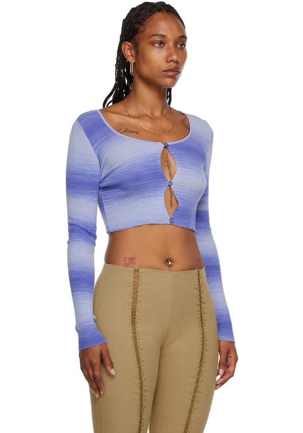 Paloma Wool Blue Sauce Cardigan | Garmentory