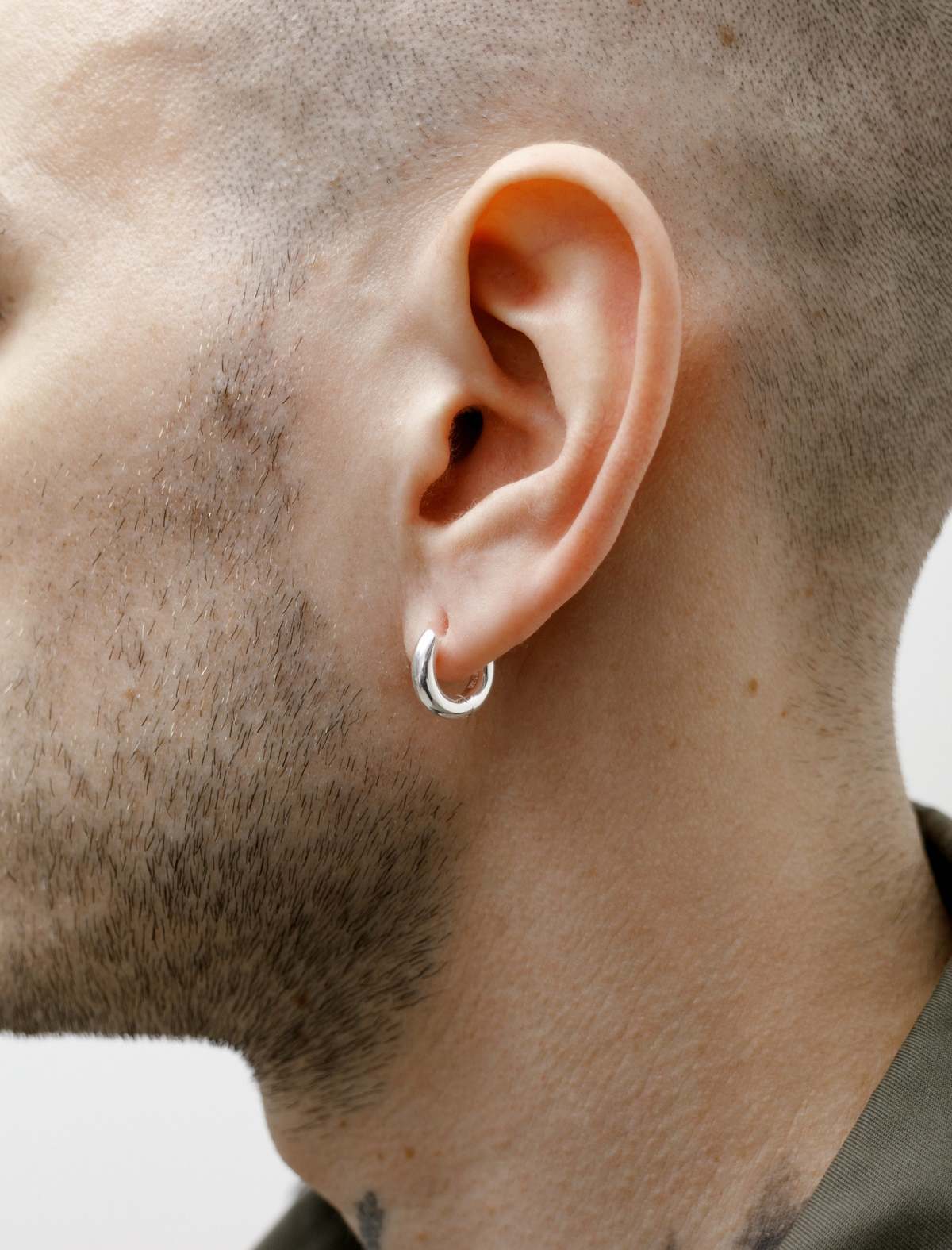 All Blues ピアスRound earrings extra small All Blues Small Almost Earring - Polished Silver | Garmentory