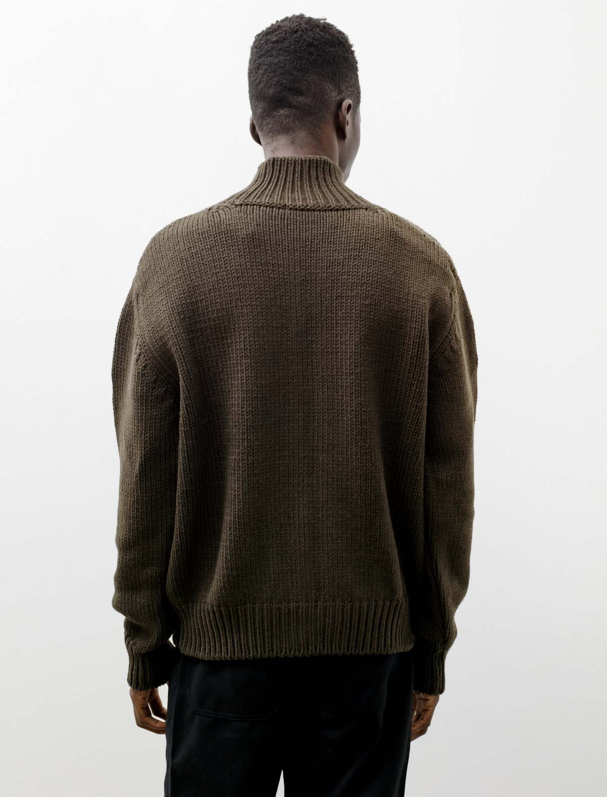トップス MARGARET HOWELL FINE MERINO WOOL Margaret Howell Tipped Thermal Fine Merino Wool Sweater