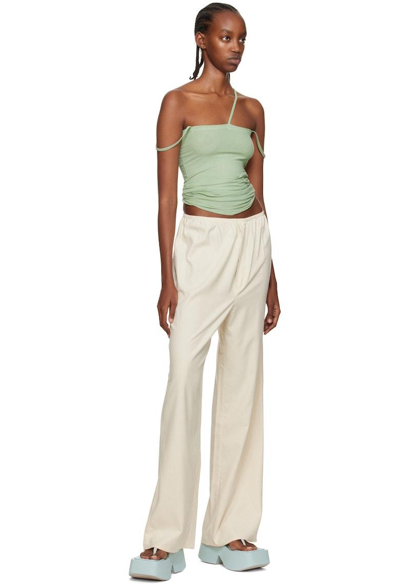 Baserange Green Nida Tank Top | Garmentory