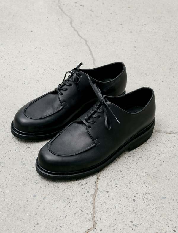 Arpenteur Mens Paraboot Mirage One-Cut Shoes - Black | Garmentory